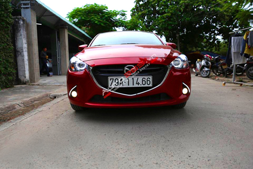 Mazda 2 độ đèn bi gầm - Tăng sáng phục vụ ngày tết